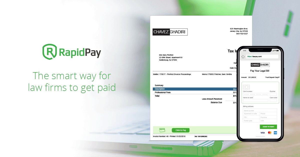 LEAP4Lawyers's tweet photo. #LEAPUserInfo RapidPay allows you to receive payments directly into your Trust Account. You can also send an email with a link for the client to directly pay the invoice. Learn more about Anticipated Deposits here: https://t.co/TZEqWNSayD https://t.co/ct6oj7tCkk