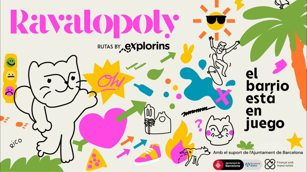 eXplorins's tweet photo. Bienvenidos al Universo #Ravalopoly
Abrimos hilo 🧵 para contarles con mucha alegría de nuestro primer proyecto COlaborativo🙌. Esto ha sido posible gracias al apoyo🤝y la ayuda de muchas personas muy talentosas. ¿Nos ayudas a compartir? @bcn_ajuntament @barcelonactiva @TotRaval https://t.co/ozz85TCRz3