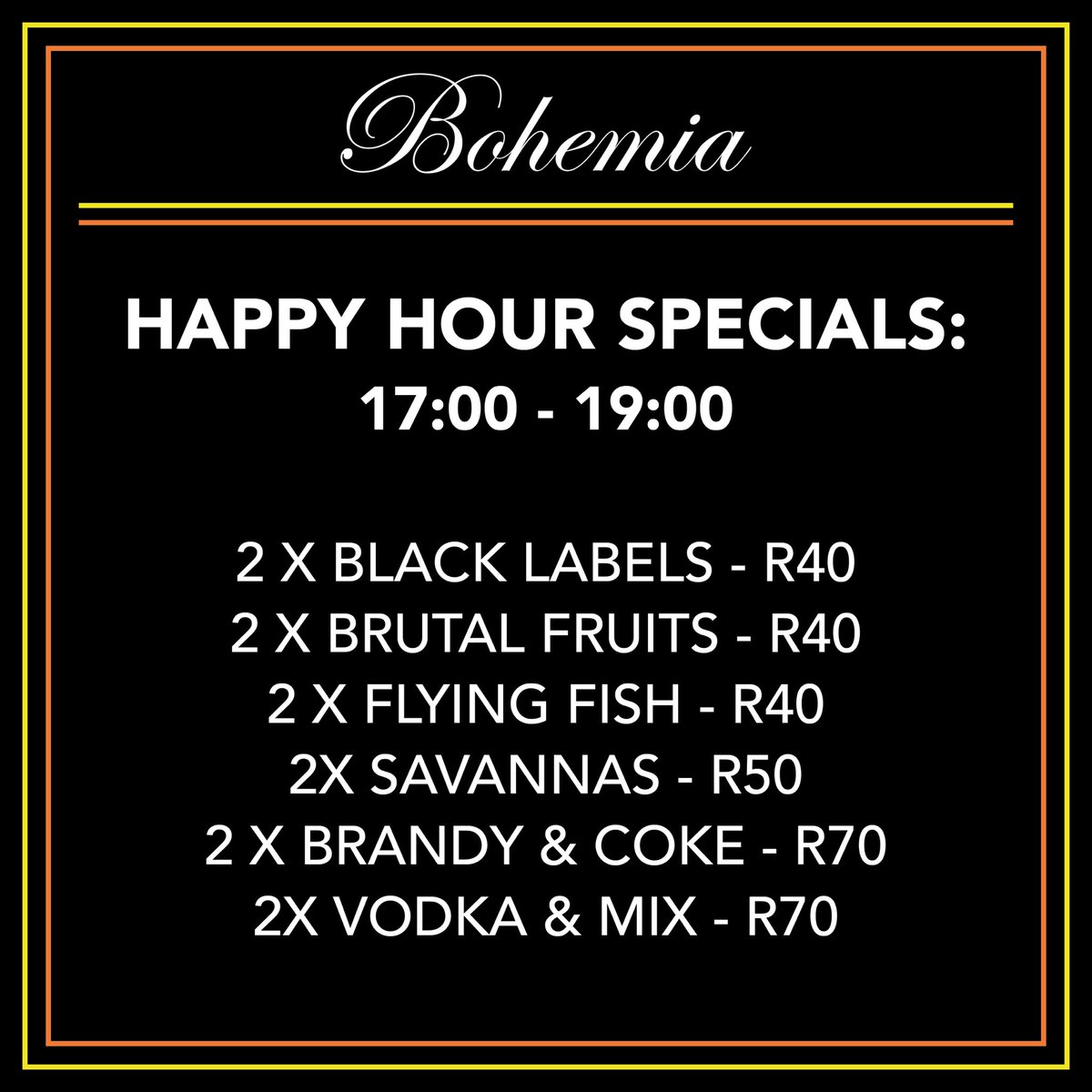 Bohemia Stellenbosch tweet media