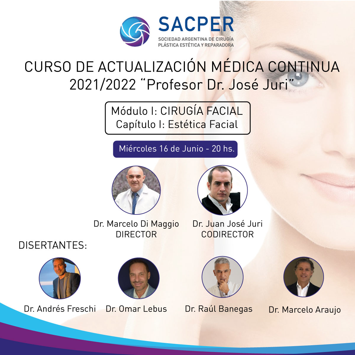 SACPER's tweet photo. Hoy comienza el Curso de Actualización Médica Continua 2021 - 2022.  Si sos Miembro SACPER, Inscribite que es gratis!!! https://t.co/pU85FBTwhw