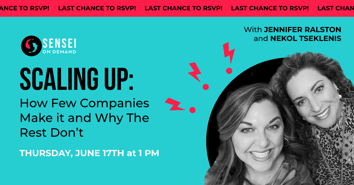 Don’t miss tomorrow’s #webinar, Scaling Up: How Few Companies Make It and Why The Rest Don’t, where we’ll be covering everything you need to know about successful, sustainable #growth!💥 Register here: bit.ly/UpskillingFutu…