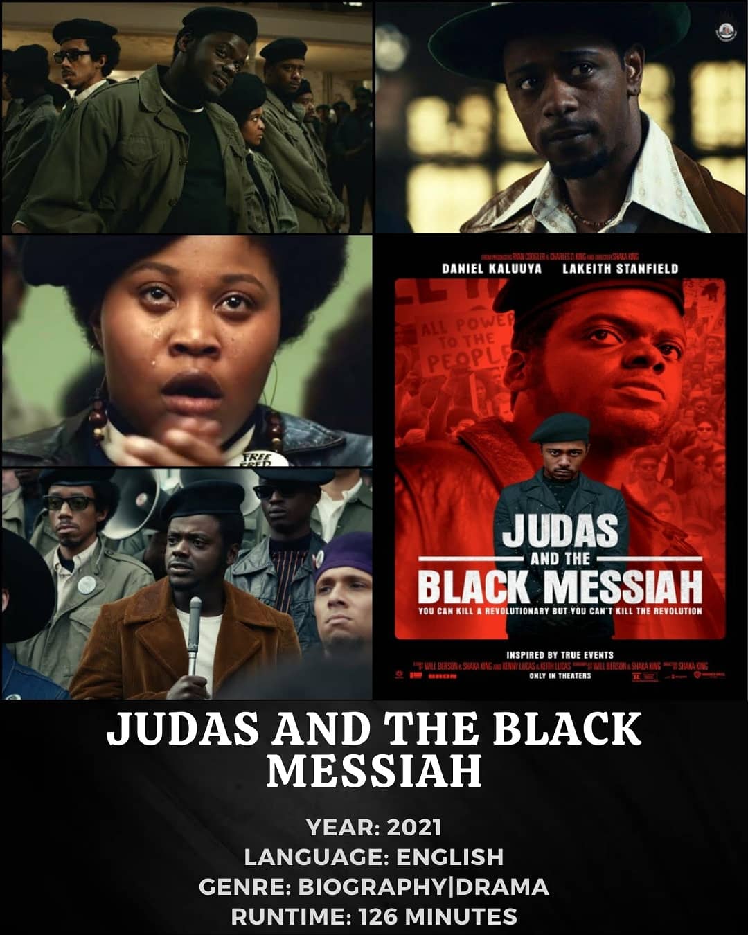 Movie Suggestions 360° on X: Judas And The Black Messiah (2021