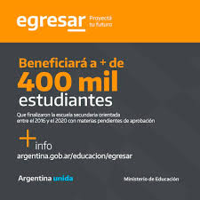 CascallaresPJ's tweet photo. Si cursaste por última vez entre 2016 y 2020 y no obtuviste el título por adeudar materias, ahora podes inscribirte en el #PlanEgresar una iniciativa de @EducacionAR que promueve la terminalidad en el nivel Secundario.
Anotate en: https://t.co/ATf5dE1l6R
(imágenes de archivo) https://t.co/pUO8xEEyw5
