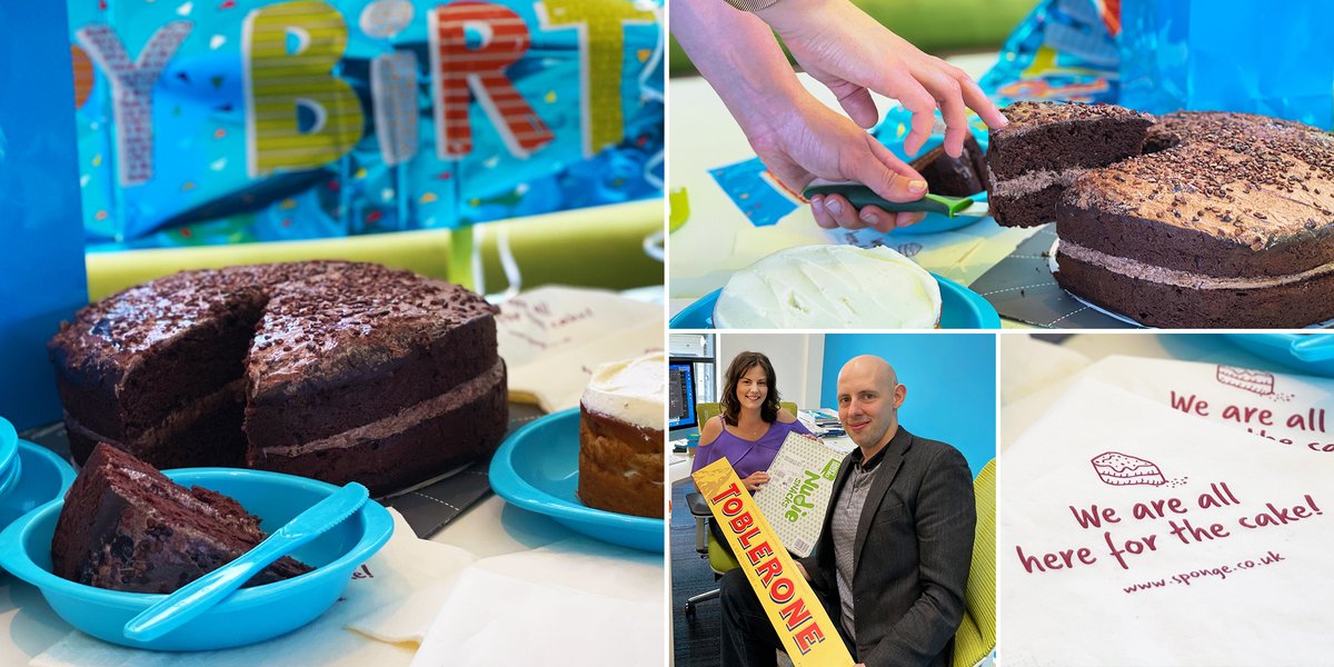 Vegan cake, mountains of chocolate and a big box of nudies - it can only mean we're celebrating a double birthday at Kensa! 🎉 #MakeThemEatCake