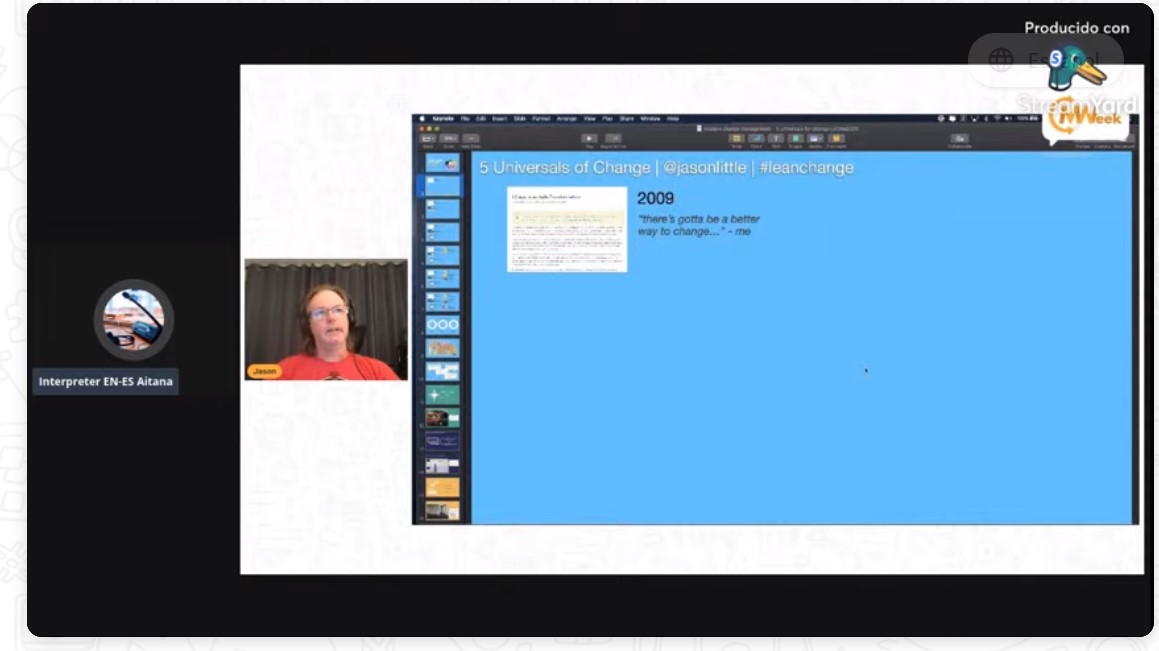 Hoy con Jason Little, reflexiona que inicio LCM cuando reconocio que el esfuerzo estaba en hacer Agile, más que en entenderlo como un medio, ¿qué es lo que deseas lograr?#CMWeek