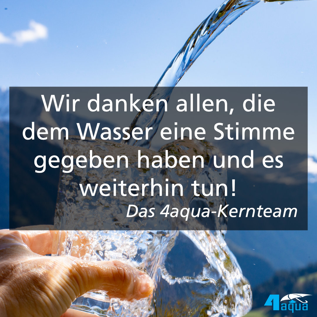 Der 13. Juni ist Geschichte! Trotz des ernüchternden Resultats sind wir überzeugt, dass der angestossene Sensibilisierungsprozess nicht mehr aufzuhalten ist und der konkrete Einsatz für die Qualität unseres Wassers auch in Zukunft dringend nötig ist und bleibt!
