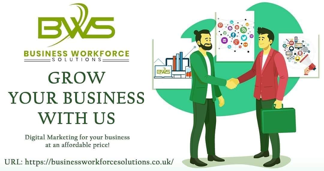 We are Business Workforce Solutions (BWS) a UK based IT agency and we are providing

Search Engine Optimization (SEO)
Social Media Marketing
Email Marketing
Content Marketing
Mobile Marketing
Viral Marketing
at cost effective rates.

#bwsoutsource #bws #outsource
#ukbusiness