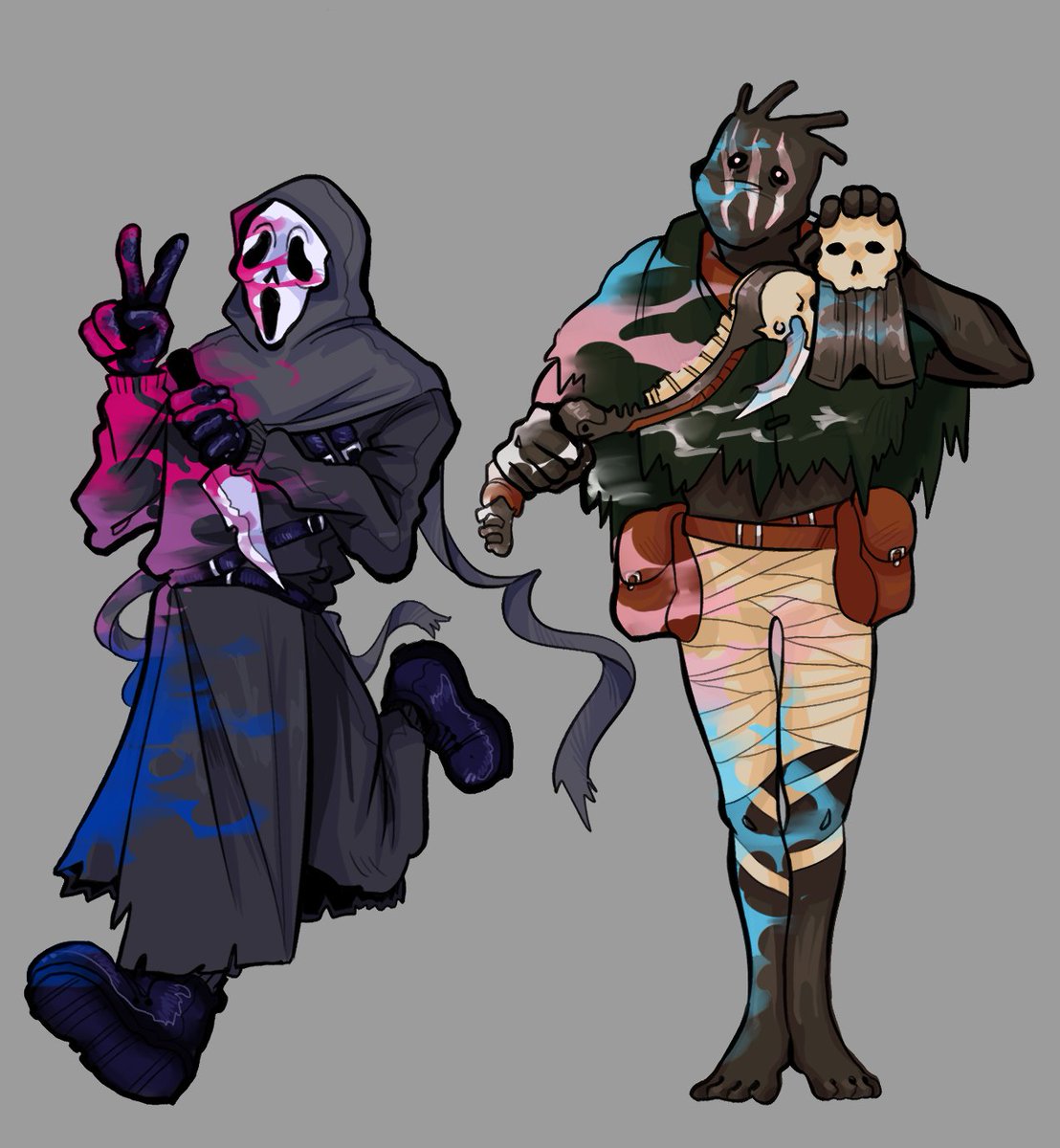 beeflover1_'s tweet photo. Dead by Daylight but make it gay! 

#dbdfanart #DeadbyDaylightfanart https://t.co/fmLvJiEe5k