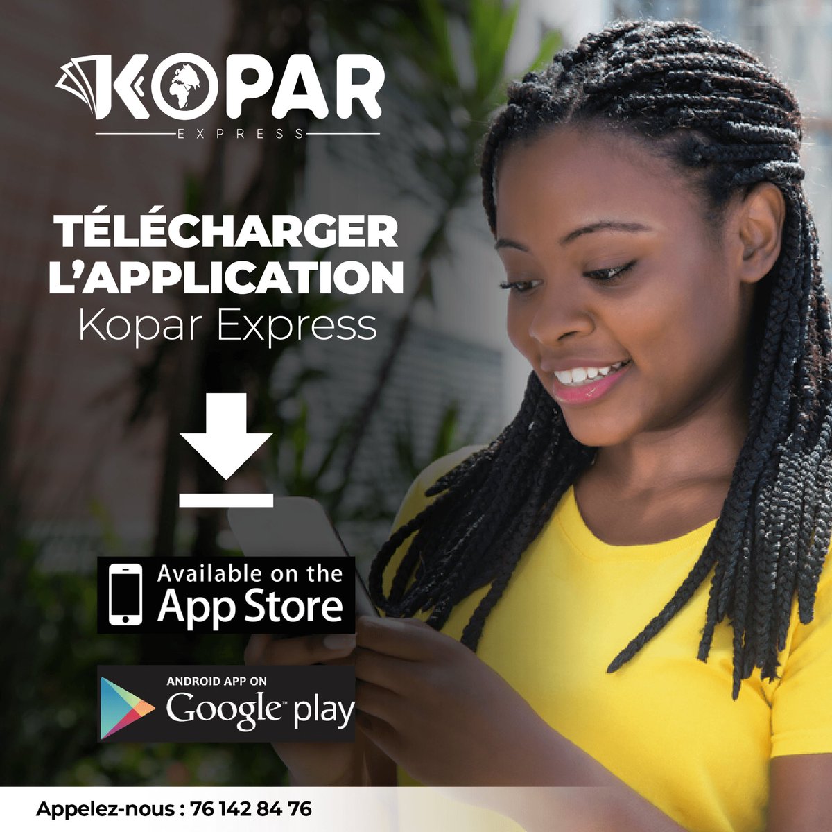 Avec Kopar Express : 
👉🏽Organiser vos collectes 
👉🏽Acheter du crédit ou  forfait mobile 
Tout en toute simplicité via l'application.

⬇️ Téléchargez l’application en suivant ce lien : 👉🏽 onelink.to/n8wdjj

#koparexpress #collecte #transfertdargent #ForfaitMobile