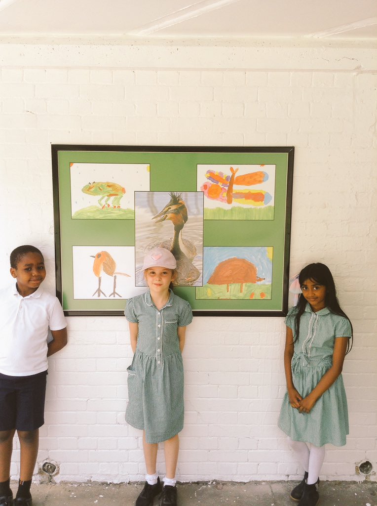 svdp_school's tweet photo. What talented artists we have in our school. The children produced pictures of the wildlife found at Fairlands Valley.
Please make sure you have a look on your journey to and from school. They're under the subway along Fairlands Way near to the school.
#svdepART
#hcc
#nature https://t.co/0PYVDd0xLC