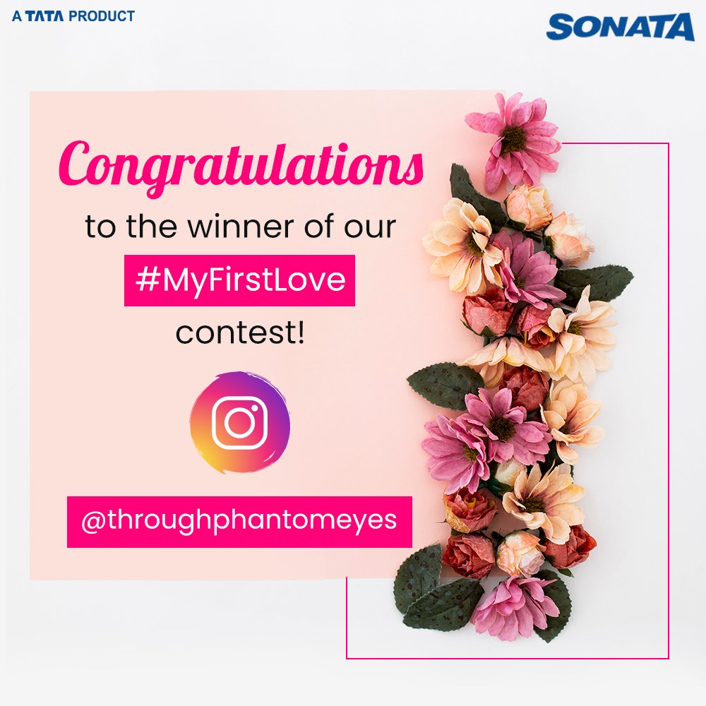 SonataWatches's tweet photo. Congratulations to @throughphantomeyes (Instagram) on winning our #MyFirstLove contest! Thank you all for participating and stay tuned for more such exciting contests.
#SonataWatches #ValentinesDay #Multifunctions #SonataVolt #FirstLove #Love #Contest https://t.co/PEQoVvhabC
