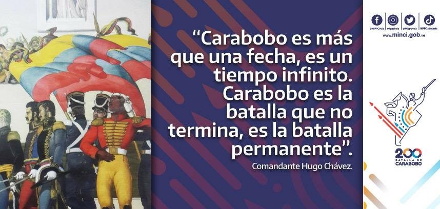 Rumbo a la Batalla de Carabobo que selló la independencia patria y día del Ejército Bolivariano mujeres y hombres soldados y soldadas que como ese día defendieron la patria y hoy aún defienden la soberanía, independencia e integridad de la nación. #PuebloIndependentista