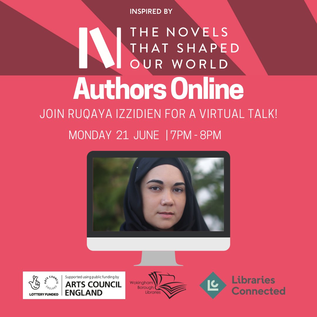 WBC_Libraries's tweet image. Looking Forward to Authors Online this evening with @RuqayaIzzidien on Mon 21 June @ 7pm. Join us &amp;amp; Ruqaya to hear about her book &quot;The Watermelon Boy&quot; To book e-mail: libraries@wokingham.gov.uk #authorsonline #BBCNovelsthatshapedourworld #librariesconnected