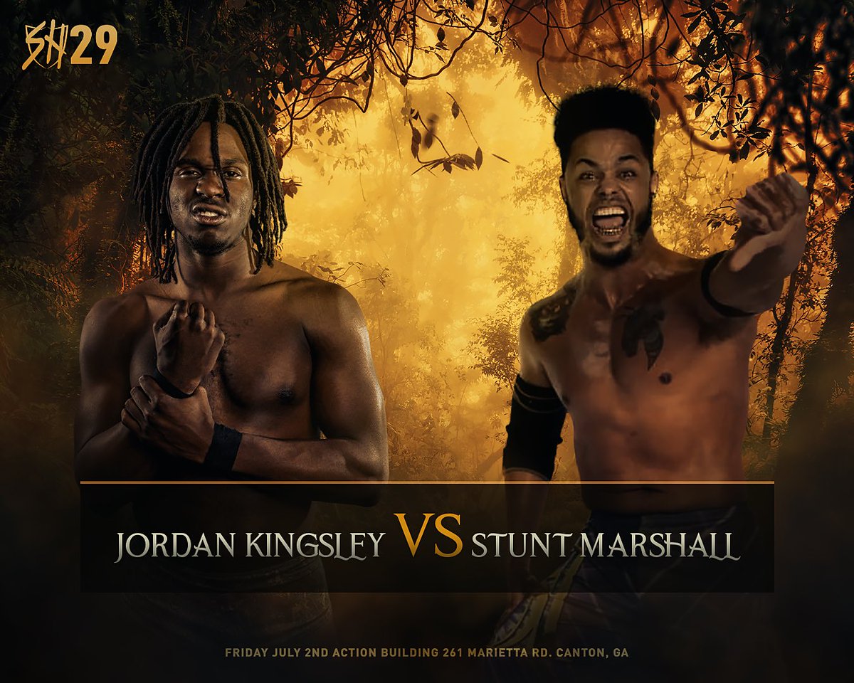 SHonorWrestling's tweet photo. Coming off of a huge loss at #SHW28, @JKingsley98 will now face the man that he teamed with, and honorary member of The Honor Society, Stunt Marshall (@H8_Brothr) on July 2nd at #SHW29!
#SHW #ThisIsOurWrestling https://t.co/1IqZoC2zo8