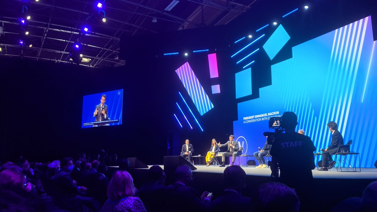Tellement ravie de retrouver #ViVAtech2021 en personne, un gros pari qui s'est révélé gagnant 💪 Bravo <a href="/JulieRanty/">Julie Ranty</a> et <a href="/VivaTech/">VivaTech</a> L'enthousiasme est général, de la part des entreprises, des partenaires, des investisseurs. "Un optimisme prudent est à nouveau permis" (E. Macron) 😀