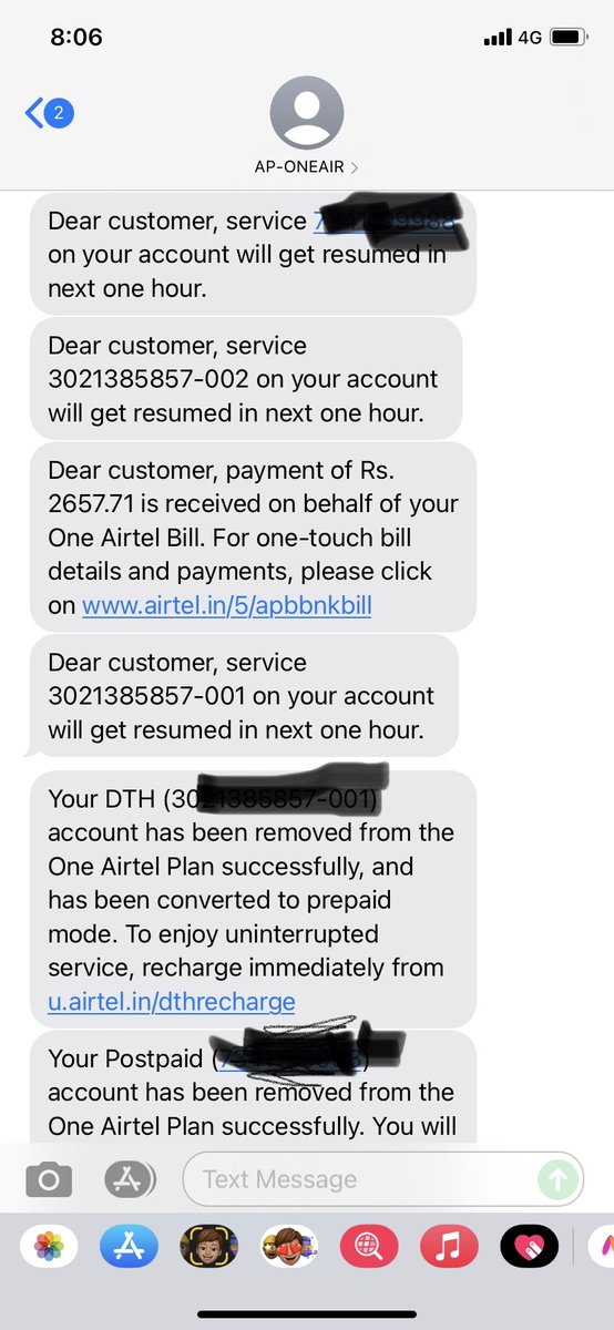 Shashwat258017's tweet image. @airtelindia @Airtel_Presence @airtelindia You baggers paid my bill and given request for closure of my 2 postpaid number and rest 2 postpaid number will be port soon including DTH and WIFI also. #Airtel #airtel5G #airtelthanks #Airtelpoornetwork #Airtelbecomebegger