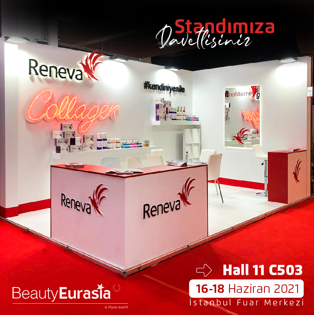 RenevaLife's tweet photo. İstanbul Fuar Merkezi'nde gerçekleşen Avrasya'nın En Büyük Güzellik Fuarı Beauty Eurasia'da 16-18 Haziran tarihleri arasında standımıza davetlisiniz! 

📍Hall 11 C503

#fuar #beautyeurasia #güzellik #kolajen #collagen #kendiniyenile https://t.co/QiB6Nll6pV