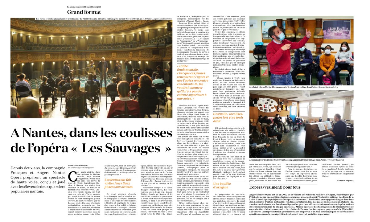 vleroux44's tweet photo. 😎 Dernière ligne droite avant la création des Sauvages à @ANOpera... et il ne reste plus beaucoup de places ! https://t.co/tvC5KzEh0U https://t.co/8Ph0pz8CSd