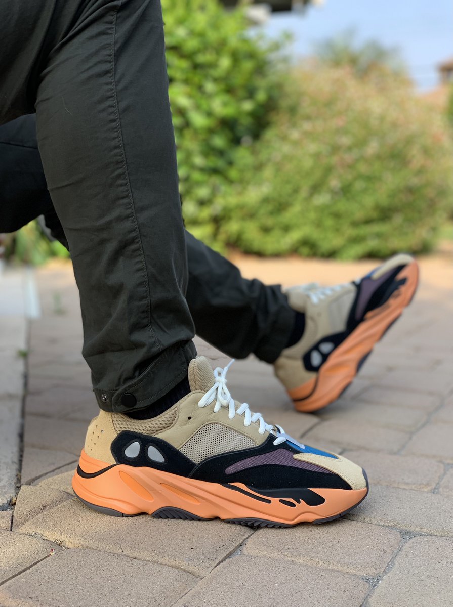 yeezy enflame amber 700 on feet