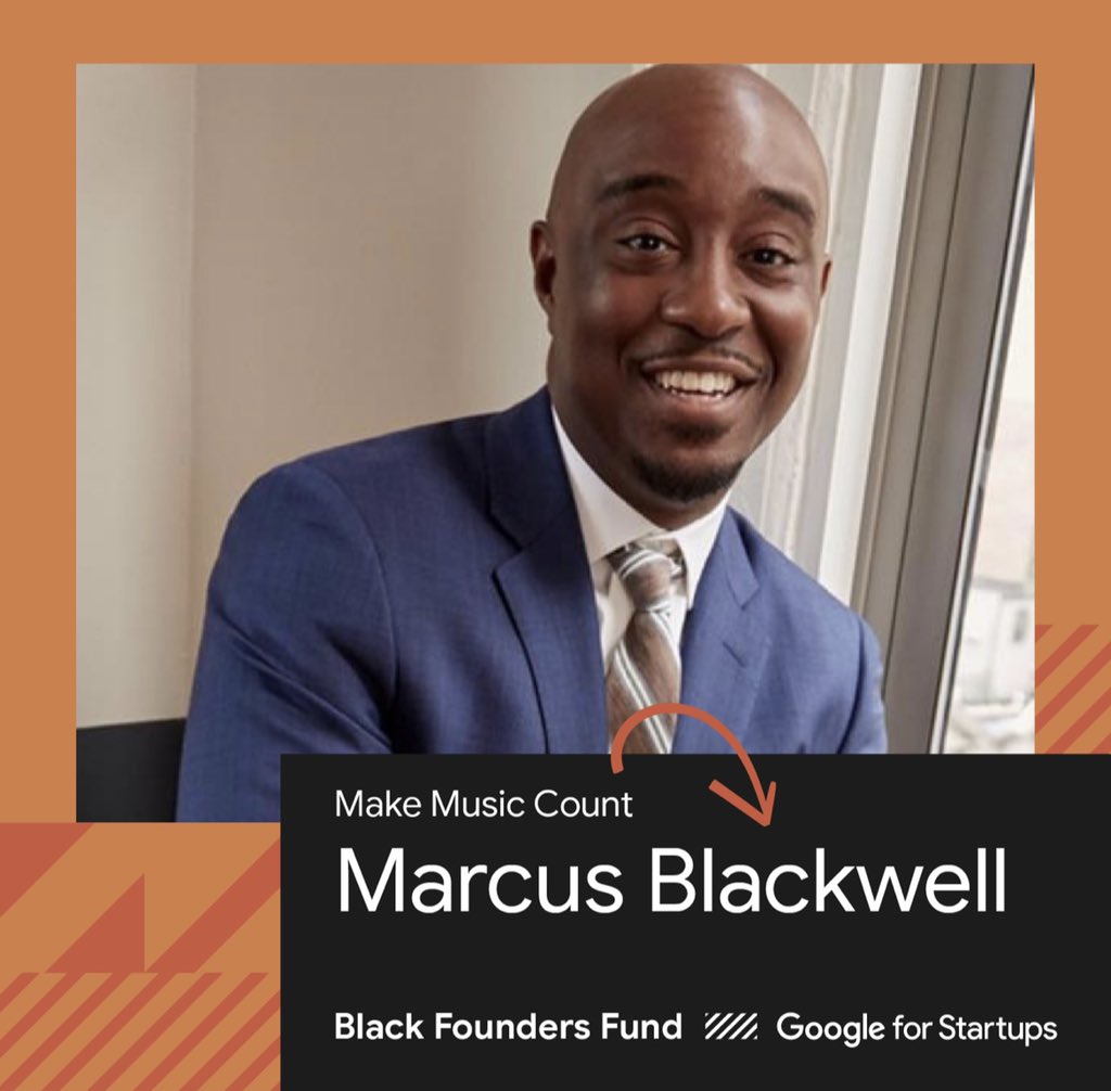 Blackwell19's tweet photo. Last year, @_MakeMusicCount was selected as a recipient of the inaugural @GoogleStartups Black Founders Fund. Today, they are running it back with the upcoming second round! Details here: https://t.co/uth9ruDySg #FundBlackFounders #BLKFounders https://t.co/4M3zfglUOz