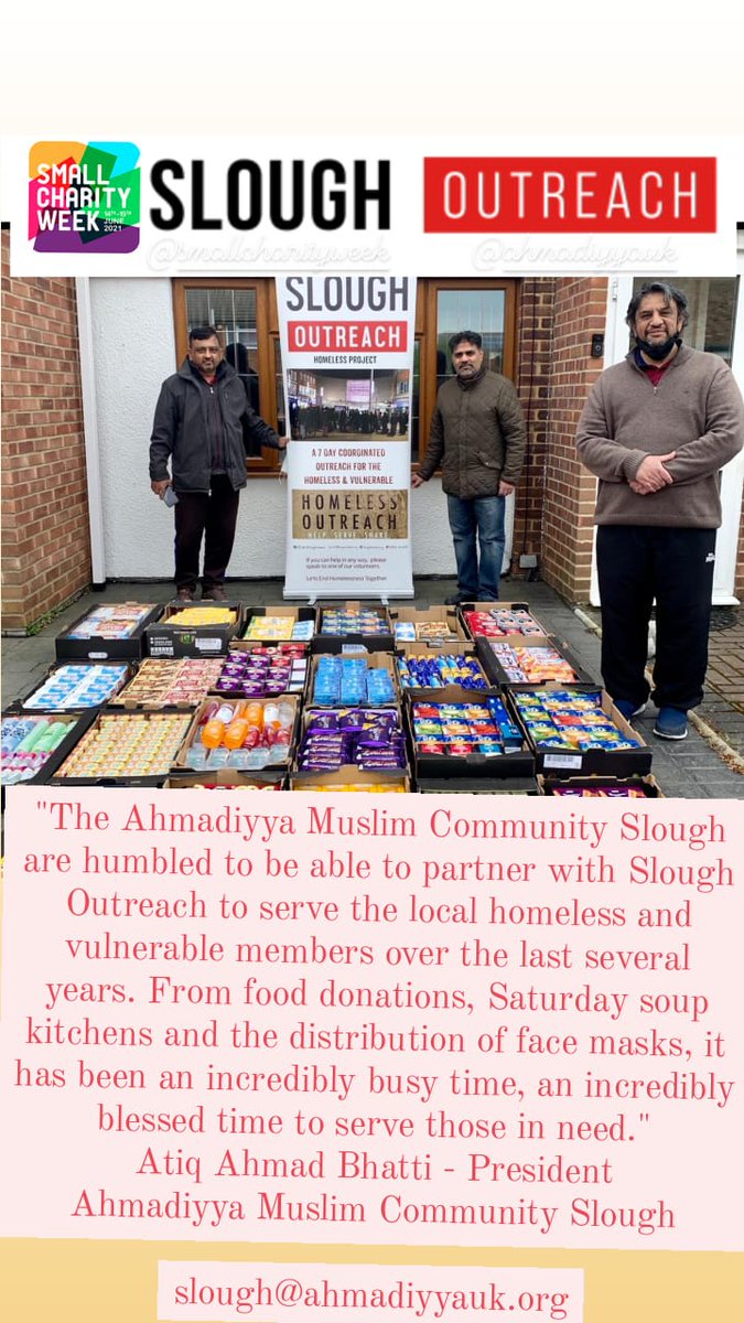 SloughOutreach's tweet photo. #SmallCharityWeek @AMEA_Slough @SloughOutreach
#workingtogether
#MonthofCommunity
#OneSlough
#SloughOutreach #HopeOnTheStreet
#CaringForThoseInNeed✨💖
@SCWeek2021 #welovesmallcharities💙 #BetterTogether https://t.co/TvPSBNyAMV