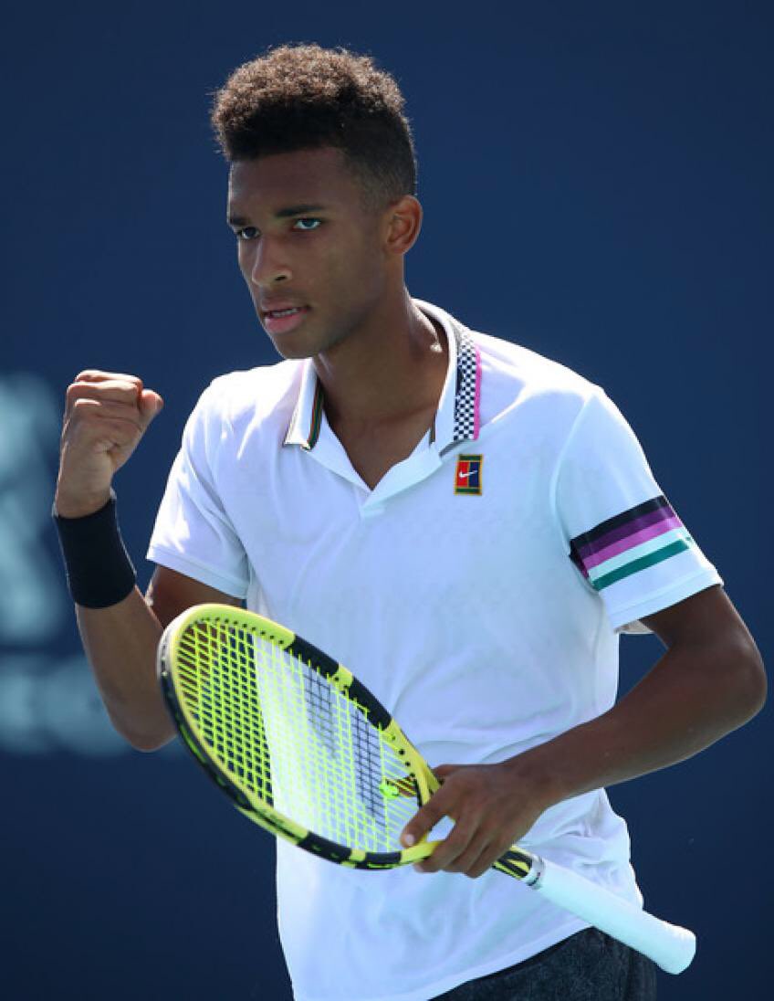 Wow 🤩 Bravo <a href="/felixtennis/">Félix AugerAliassime</a> Tout un exploit de s’imposer contre son idole 🎾🥇🏆