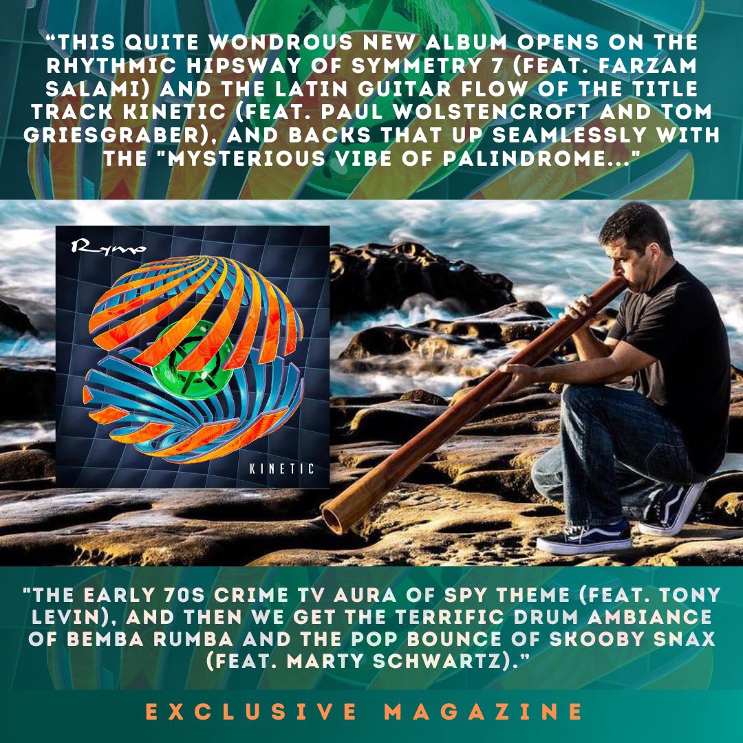 CSSoundLabs's tweet photo. 🥁 Check out #ExclusiveMagazine’s album review of @RyMoDrums #Kinetic, featuring @tomgriesgraber &amp; @tonylevin + @SlightlyStoopid’s @PWolstencroft @DelaSaxMusic #OconOguer @AndyGelb 

💿 https://t.co/1JjJgIfyCV

#rymo #slightlystoopid #silverbackmusic #controlledsubstancesoundlabs https://t.co/nfGkxLjkBz