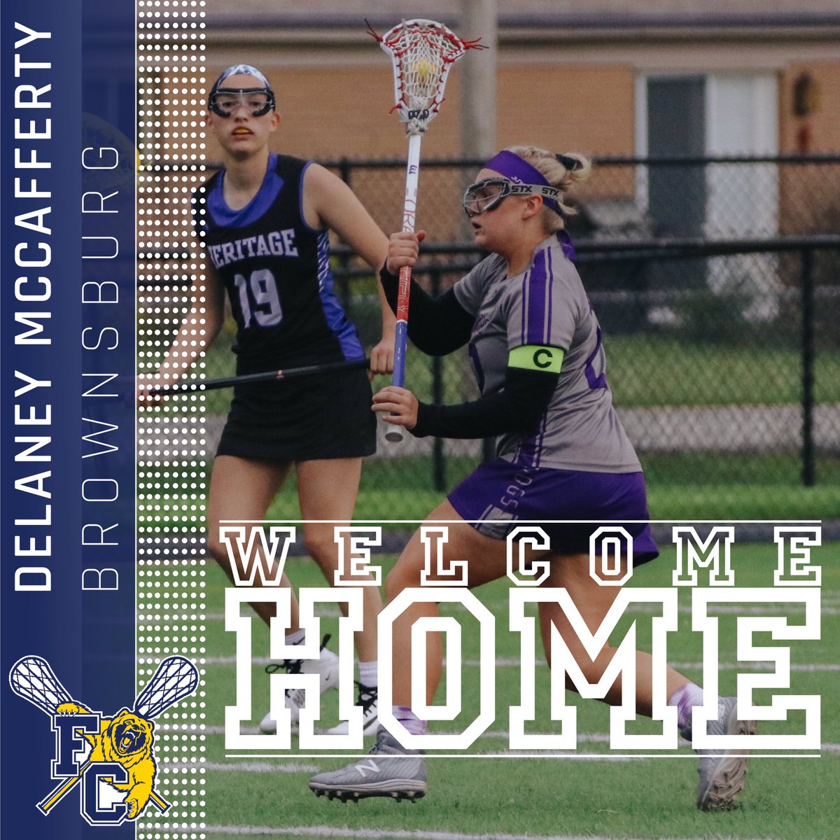 Welcome to the #grizlax family! Delaney is a defender who comes to us from Brownsburg High School. Can’t wait to see you on campus this fall! 🐻🥍