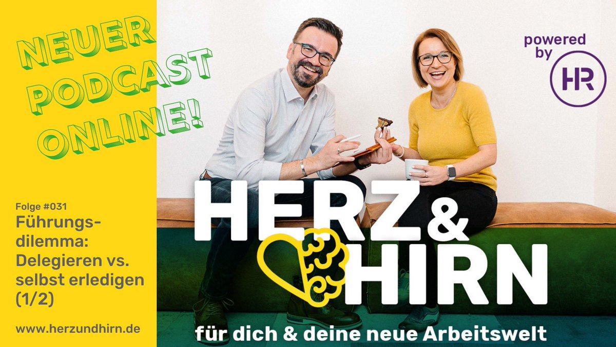 Lass das mal den Papa machen … sagte Bernd Stromberg von der Capitol …
Und warum du das nicht sagen solltest, hörst du in unserer neuen Folge unter herzundhirn.de ! #podcast #herzundhirn #ourworkischanging