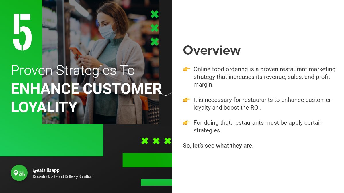 eatzillaapp's tweet photo. Lack of loyalty is one of the major causes for your business not meeting your expectations.

#customerexperience #customerservice #marketing #business #branding #strategy #restaurantbusiness #smallbusiness #marketingstrategy #restaurant #eatzilla #ubereats #ubereatsclone https://t.co/v04pvsh1lb