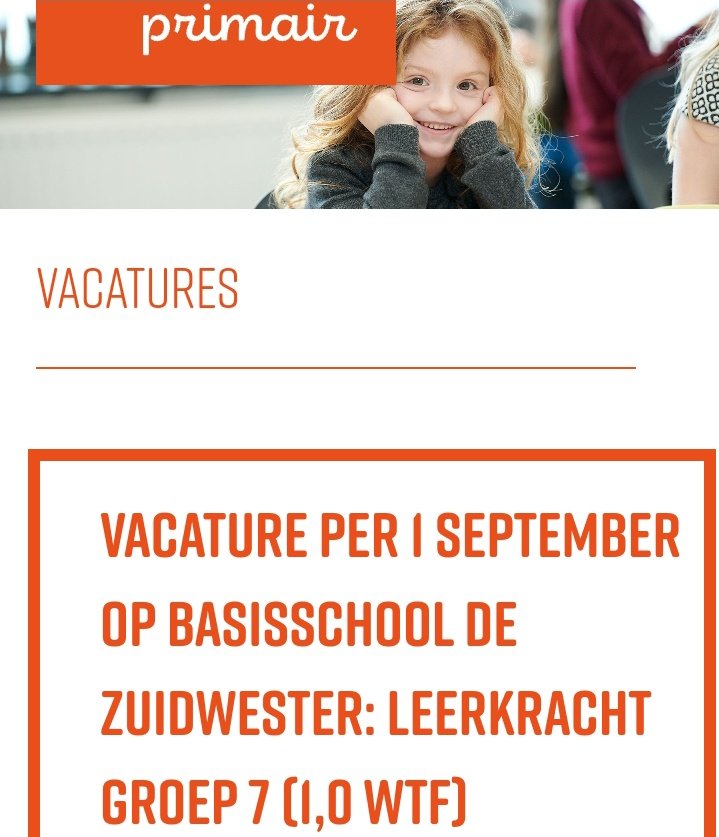 Voor iedereen die écht verschil wil maken xpectprimair.nl/vacatures/