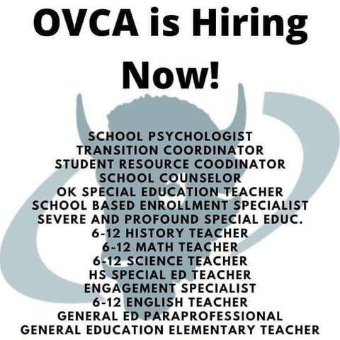 OVCAk12's tweet photo. OVCA is now hiring!
#OVCArocks

https://t.co/G61qvDddUT https://t.co/ANNuL2CL9w https://t.co/a2osMMH7CC