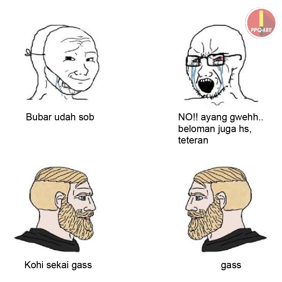 ppq48_'s tweet photo. Was wes wos ndak ada event jeketi kohi sekai pun jadi https://t.co/X8mHT463hD