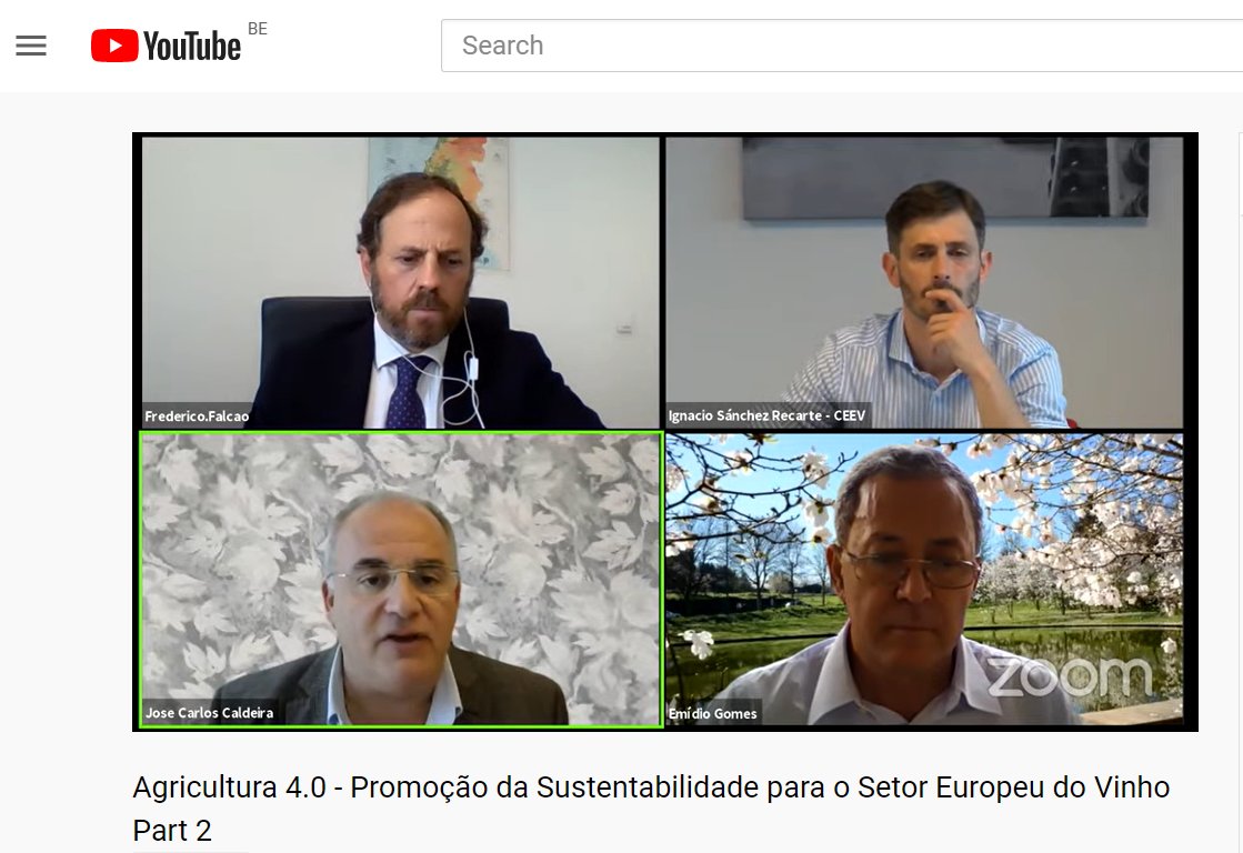 wine_ceev's tweet photo. Our Secretary General @ISanchezRecarte discussing "Sustainability through agriculture 4.0: European wine sector greatest challenge?" #advid https://t.co/JLIW3JABct https://t.co/Ko2qrnTJDb