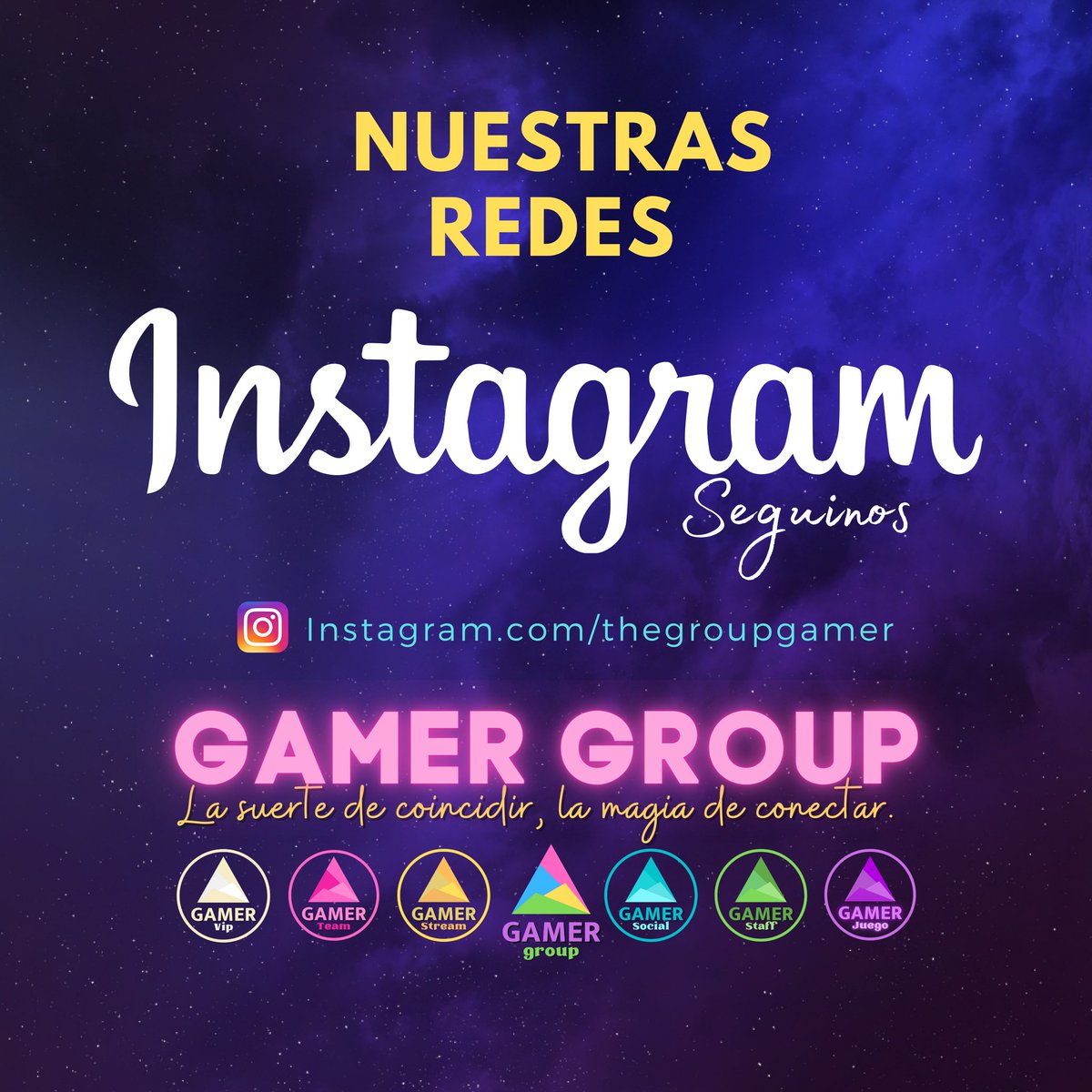 thegroupgamer's tweet photo. Seguinos en instagram
https://t.co/SX11ATqMLh

#gamer #group #comunidad #facebook #discord #game #club #friends #friend #stream #streamers #spanish #español #juego #juegos #instagram #vip #streaming #streamer https://t.co/XXqpTO4YXR