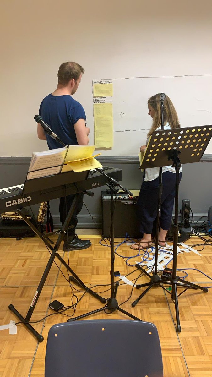 KimBoTheatre's tweet photo. Day 3 is all about the yellow paper. #rnd #fib #liverpooltheatre #northernartists #makingashow https://t.co/QvAyMASOtk
