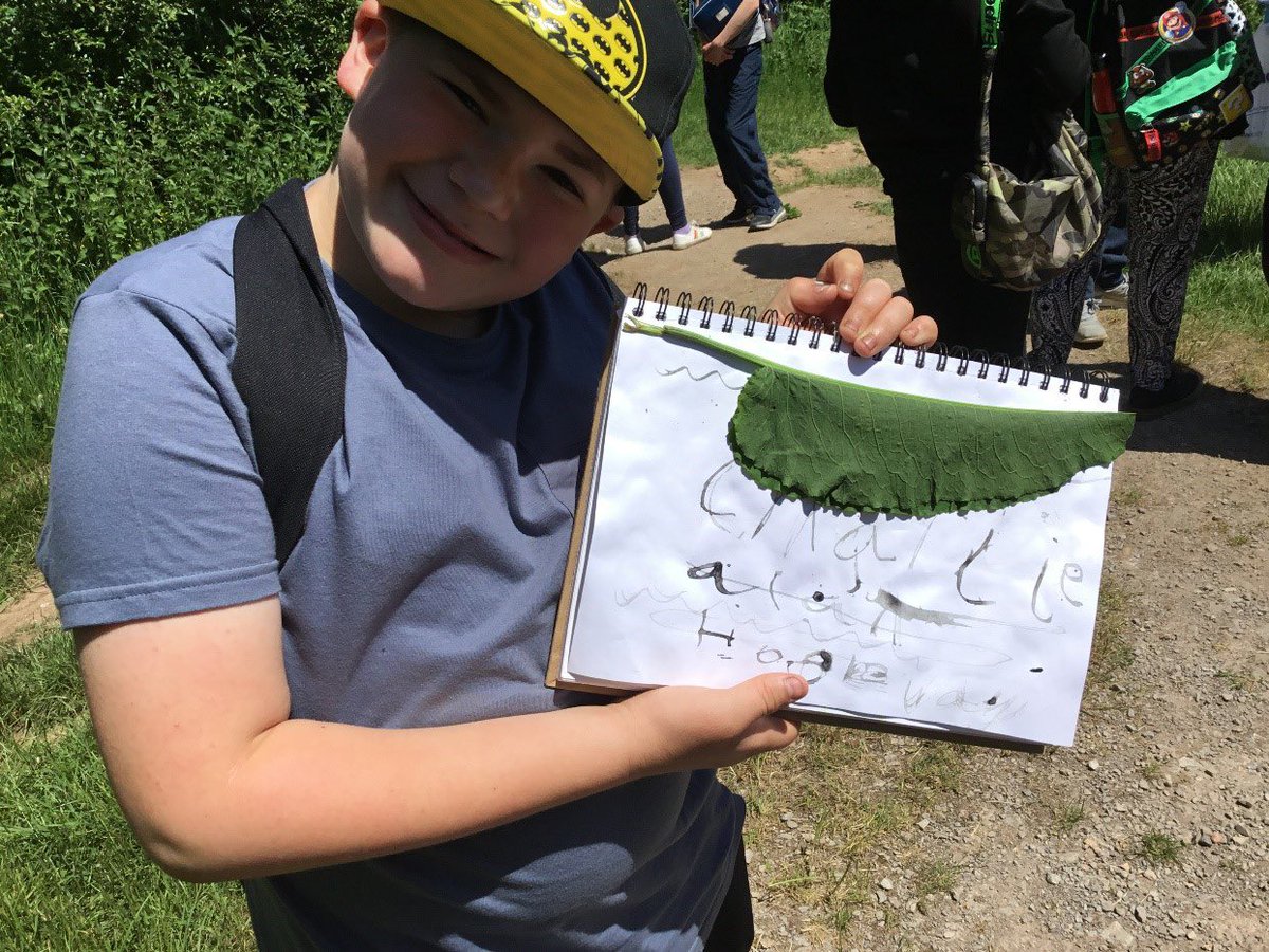 PoldenBower's tweet photo. Yesterday we enjoyed another art trip. The students visited Cothelstone Hill and worked with an artist to create art using natural materials. The students had a fantastic day in another beautiful location. 
 
#SPAEDA
#quantocked
#inthefootsteps
 #BelieveYouCan https://t.co/Kl8uMDrOZS