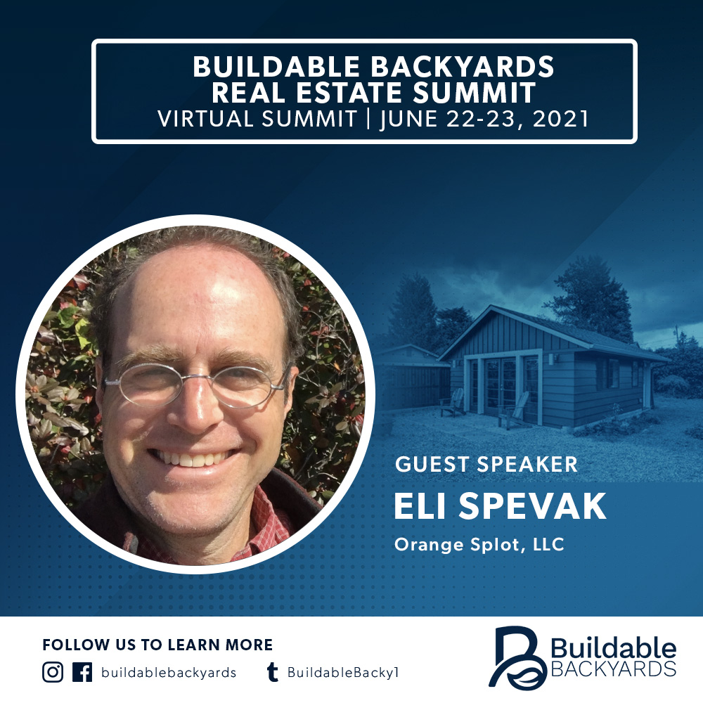 BuildableBacky1's tweet image. SPEAKER UNVAILING! #BuildableBackyards - 

Session 1: Small Homes @ Home: ADUs for Neighborhood Change
Time: June 22, 2021 -  1:15-2:15pm ET
Speakers: 
June Grant, AIA, blink!Lab Architecture - Founder/Design Principal 
Eli Spevak, Orange Splot, LLC - Owner
REGISTER TODAY!