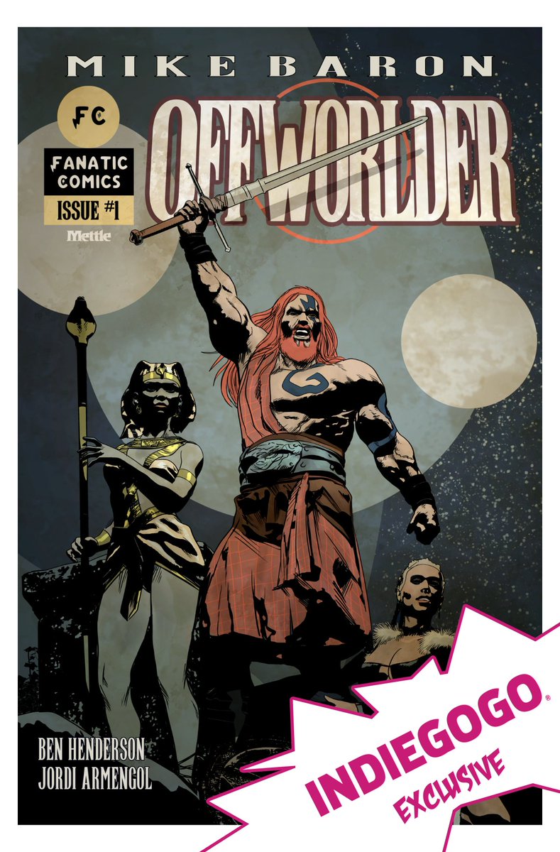 fanatic_comics's tweet photo. 12 hours left on #OFFWORLDER campaign on @Indiegogo
All 3 covers available
Story by Mike @BloodyRedBaron
Art by @JordiArmengolC
#comics #indiecomics
https://t.co/F7We9v5Pw8 https://t.co/IPQ1TrZ28o