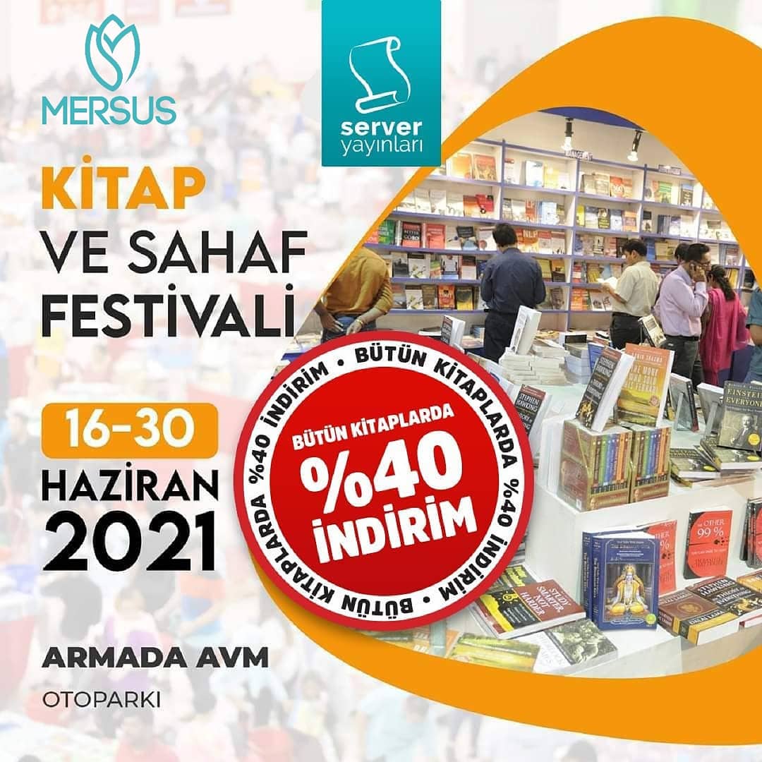 mersusglobal's tweet photo. 📣 Mersus Organizasyon 16-30 Haziran tarihleri arasında düzenlenecek olan Ankara Kitap ve Sahaf Festivali'nde ✨

📍Server Yayınları eserlerinde net %40 indirim ve birbirinden güzel hediyelik eşyalar için sizleri Armada AVM önündeki fuar alanına bekliyoruz 🌿 https://t.co/l2NncDOMa9