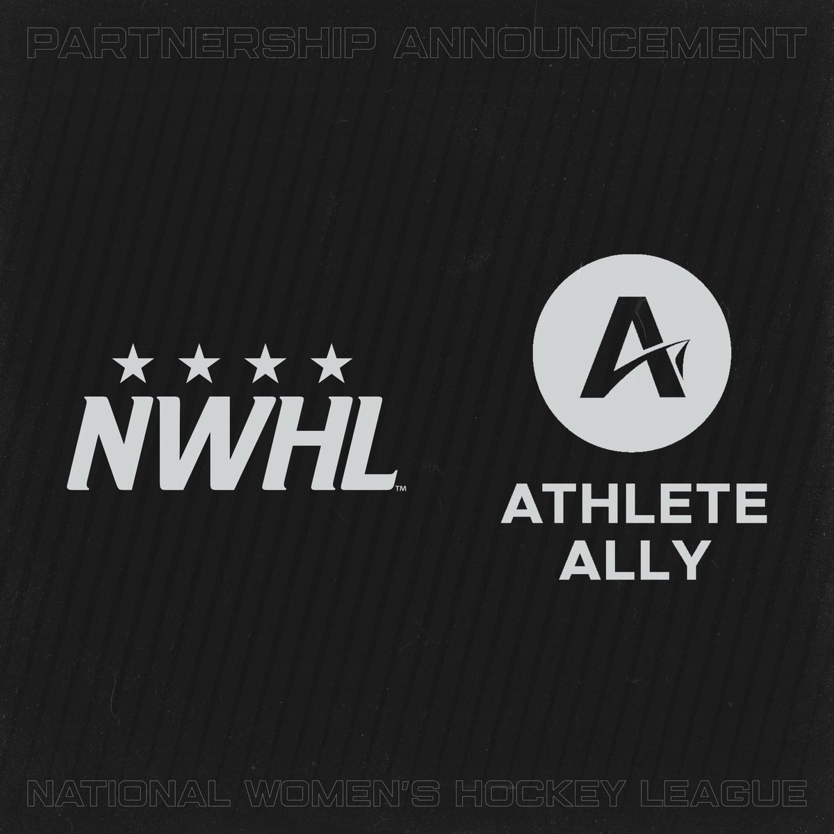 PHF's tweet photo. The National Women’s Hockey League announced today a new community partnership with Athlete Ally, a non-profit LGBTQI+ athletic advocacy group focused on making athletic communities more inclusive.

Details: https://t.co/IqlySQxyIh https://t.co/ZsCpsgNgG4