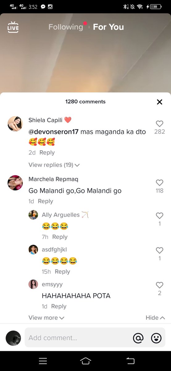 GemsJonna's tweet photo. Laughtrip sa mga comments sa tiktok ni @hperalejo π Bat kase lumabas sa fyp ko e. Tiktok pa more. Tagal kong nag scroll, wala ko ni isa nakitang fan. Hahaha. π π π
#IlabasAngPopcorn
#GiveHeavenAKatialis
#JuliaTheSecond
#ApologizeToDevon
#GoHigadGoHigadGo https://t.co/uIut8rucm1
