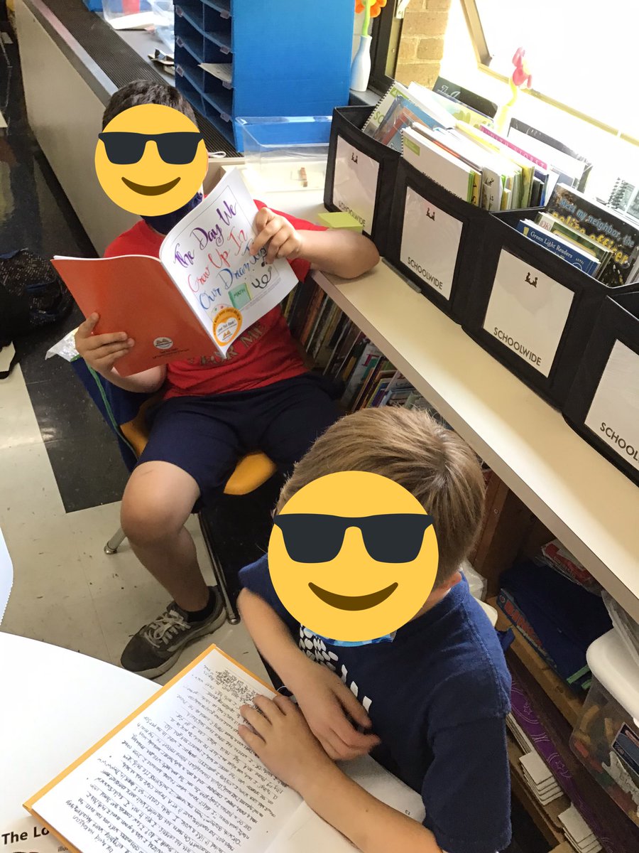 MrsManley5's tweet photo. The books finally arrived, and we have had such a fun time reading them together! It’s so exciting to see our students joy of writing and becoming published authors! @tincroadschool https://t.co/3T4HjuqjuK