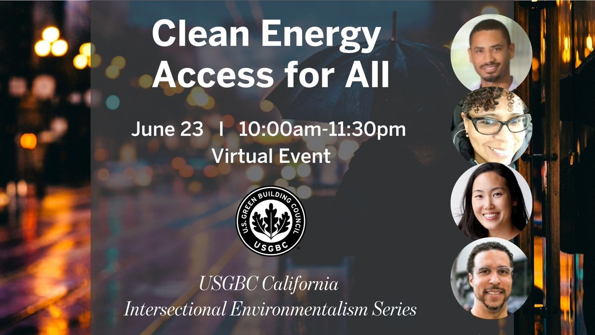 GeminiEnergySol's tweet image. ***One Week*** from today, the @USGBC is hosting a virtual event discussing #intersectionalism in the #cleanenergy &amp;amp; #environmental sector.
--
BUY TICKETS HERE: eventbrite.com/e/clean-energy…