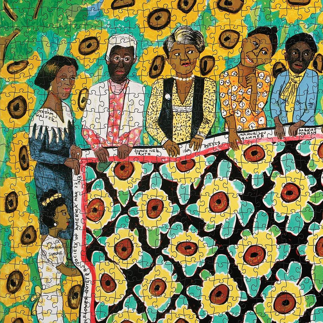 The perfect project to fill your summer evenings  🧩👀 
New puzzles and notecards are on their way VERY soon. Stay tuned!

Art by Faith Ringgold: Sunflower Quilting Bee at Arles