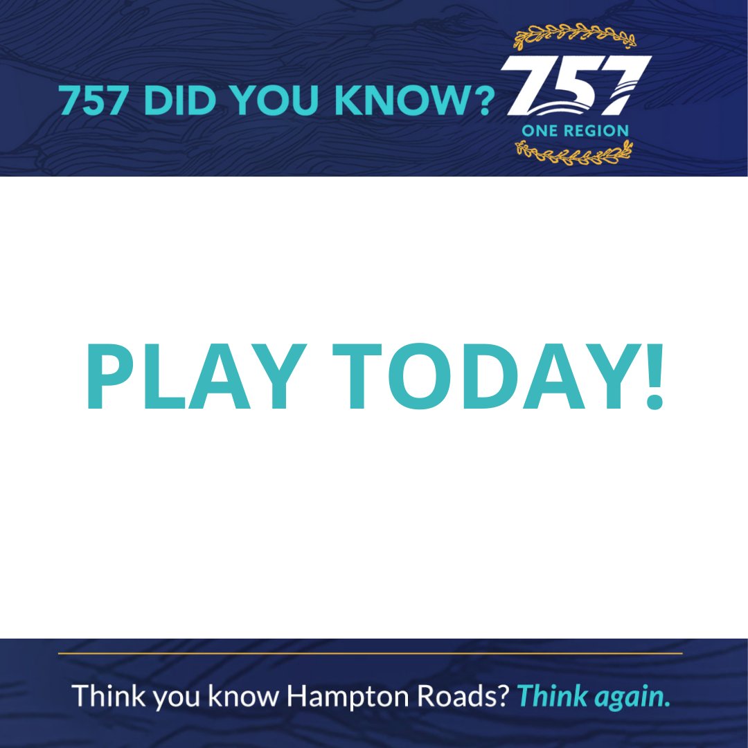 Have you been playing? Check out new facts and cool prizes and start playing today: myedlogics.com/757/757-did-yo… 

#757DidYouKnow #didyouknow #757Proud #healthier757 #757FactorMyth #factormyth #757Together #757collective #LoveVA