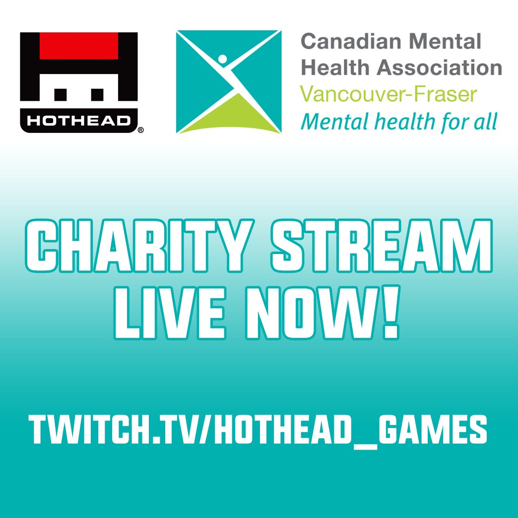 We are LIVE raising money for <a href="/CMHA_VF/">CMHA, Vancouver-Fraser</a> and their Ride Don't Hide Campaign! Join Skathi as she plays through <a href="/celeste_game/">Celeste</a>!
Livestream: twitch.tv/hothead_games

Donate through our @Tiltify Campaign here: tiltify.com/@hothead-games…