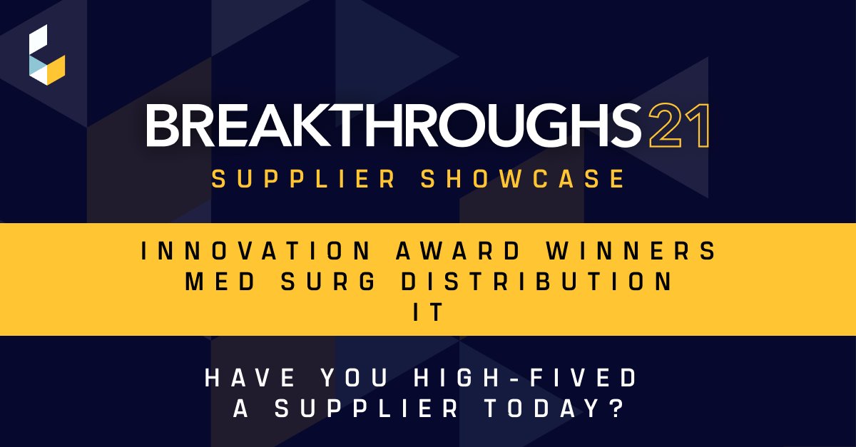 PremierHA's tweet image. Here’s your chance to connect with Premier’s leading suppliers! #Breakthroughs21