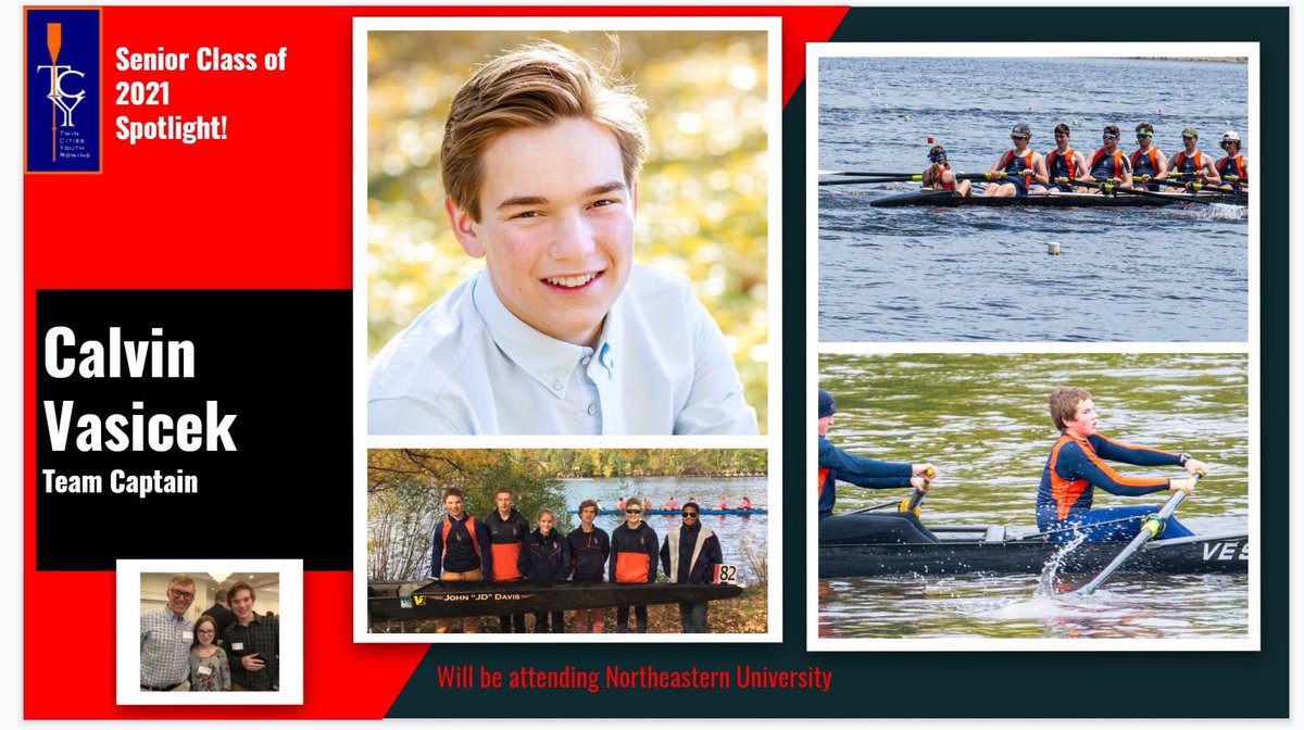 TCYRowing's tweet photo. This month we celebrate the TCYRC Senior Class of 2021! Our next senior is Calvin #seniorclassof2021 #varsityrowing https://t.co/PTxCy72Qp1