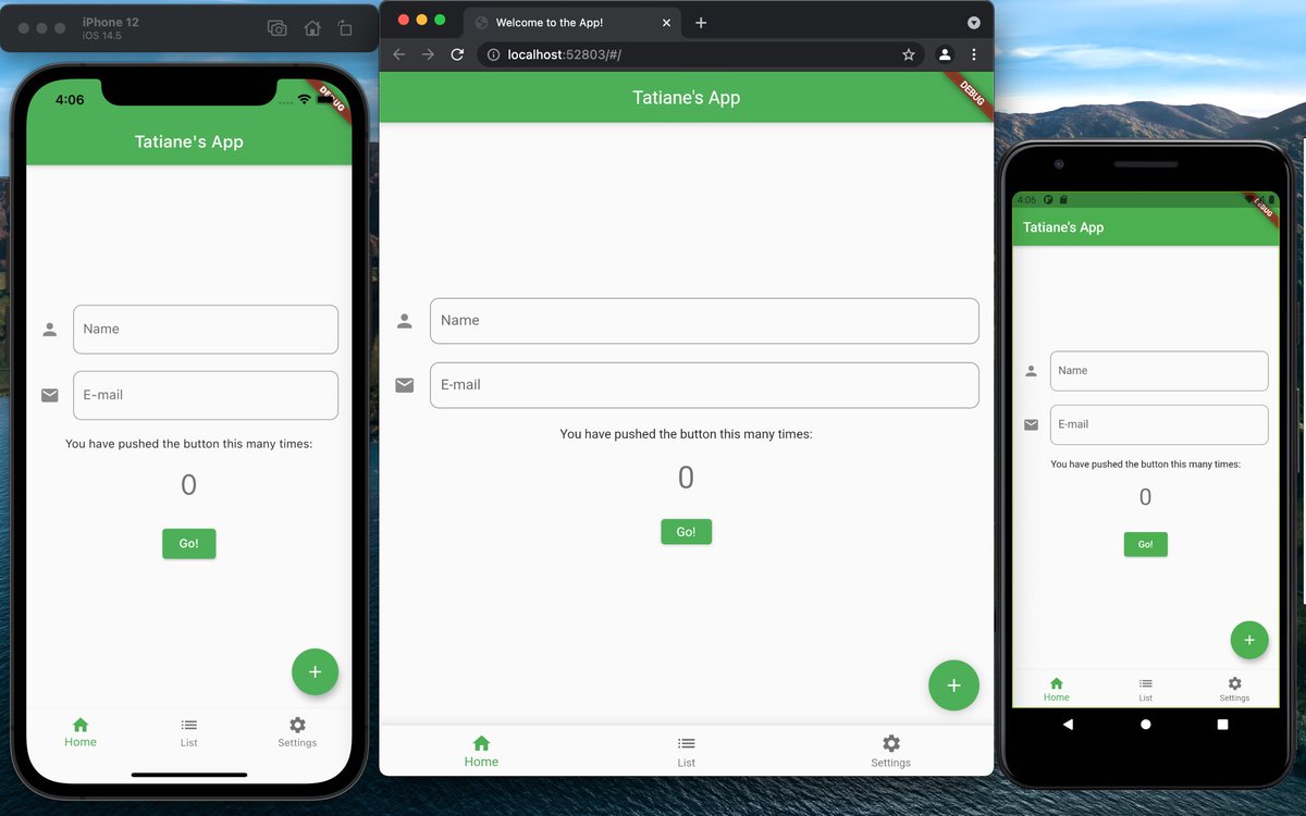tatianetech's tweet image. The app evolution so far!
#Flutter #FlutterSDK #iOS #Android #development #hybrid #HybridApp #CrossPlatformApp #webdevelopment #webapp
